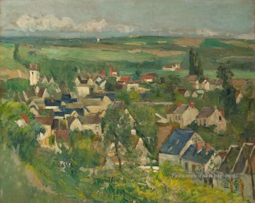 Paul Cézanne œuvres - Vue d’Auvers Paul Cézanne
